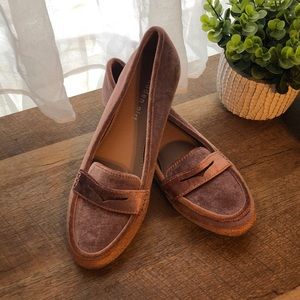 Pink Velvet Loafers